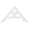 Ekena Millwork Pitch Brontes Architectural Grade PVC Gable Pediment, 48"W x 28"H x 1"P (14/12) GPP048X028X100BRO - alternate 3